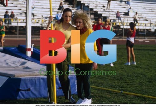 Christy Carlson Romano & Phyllis Diller on Set