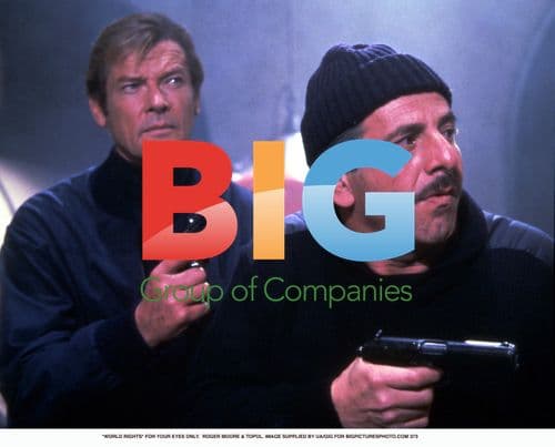 Roger Moore & Topol in Film Still