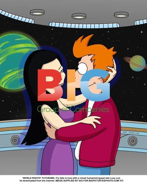 Fry Falls for Virtual Humanoid on Futurama
