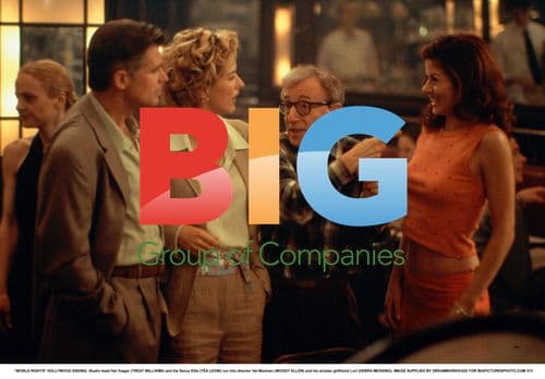 HOLLYWOOD ENDING cast on set