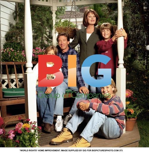 Tim Allen on 'Home Improvement' Set