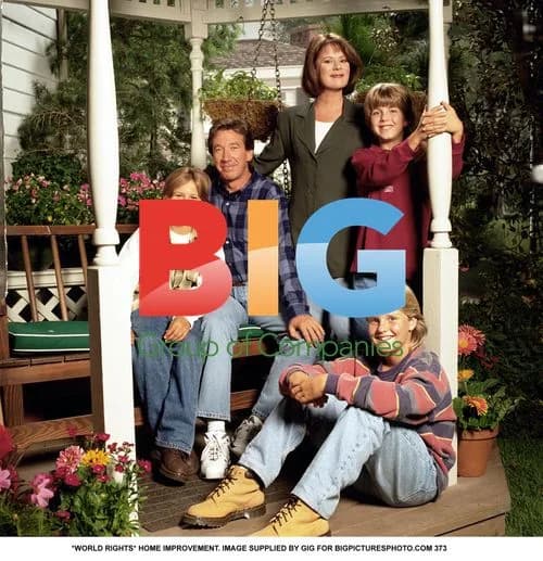 Tim Allen on 'Home Improvement' Set
