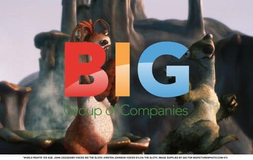 John Leguizamo and Kirsten Johnson as Ice Age Sloths