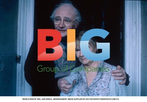 IRIS stars Judi Dench and Jim Broadbent