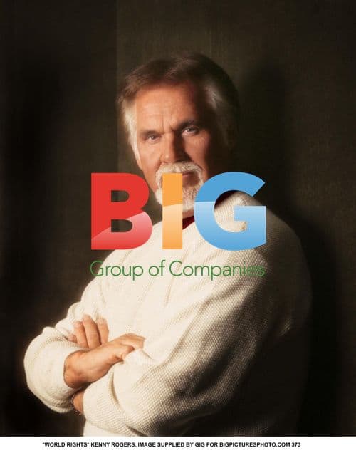 Kenny Rogers Studio Portrait