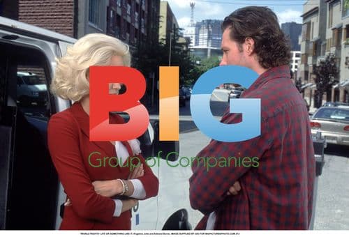 Angelina Jolie and Edward Burns on "Life or Something Like It"