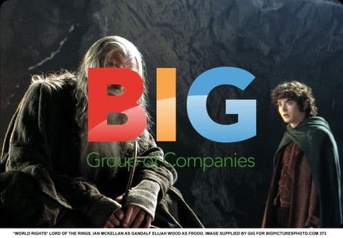 Ian McKellen & Elijah Wood as Gandalf and Frodo