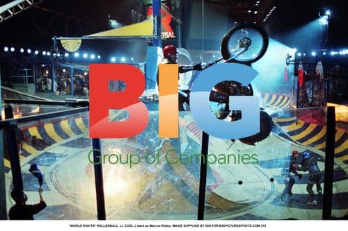 ROLLERBALL film still with LL COOL J