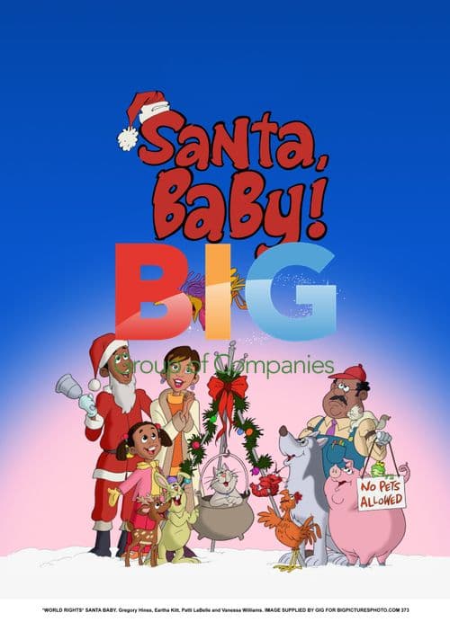 SANTA BABY film still with Gregory Hines, Eartha Kitt, Patti LaBelle and Vanessa Williams