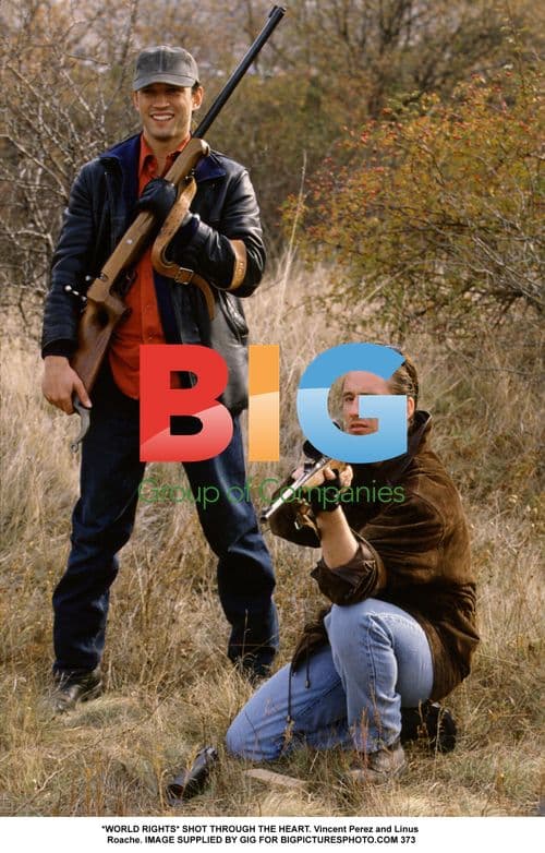 SHOT THROUGH THE HEART still with Perez and Roache