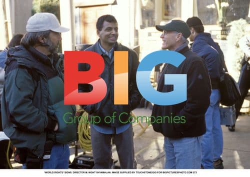 M. Night Shyamalan on Film Set