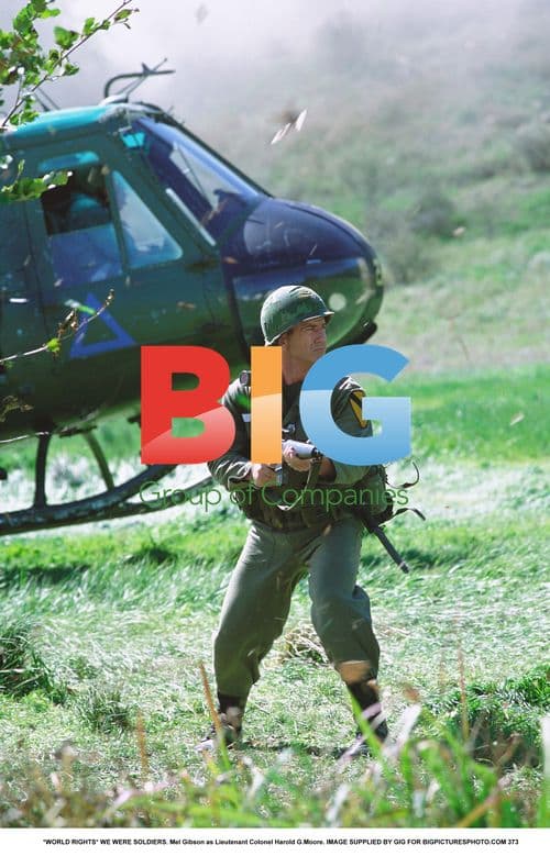 Mel Gibson as Lt. Col. Harold G. Moore in "We Were Soldiers"