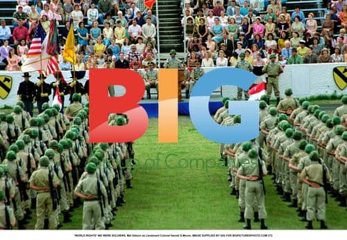 Mel Gibson as Lt. Col. Harold G. Moore in "We Were Soldiers"