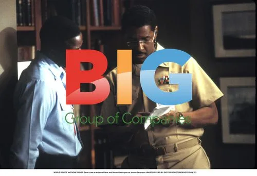 Antwone Fisher with Denzel Washington