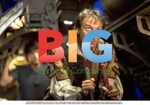 DINOTOPIA scene with Tyron Leitso and David Thewlis