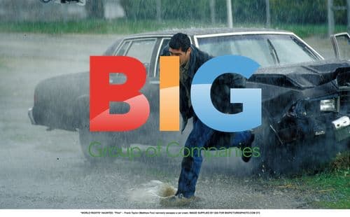 Frank Taylor Narrowly Escapes Crash