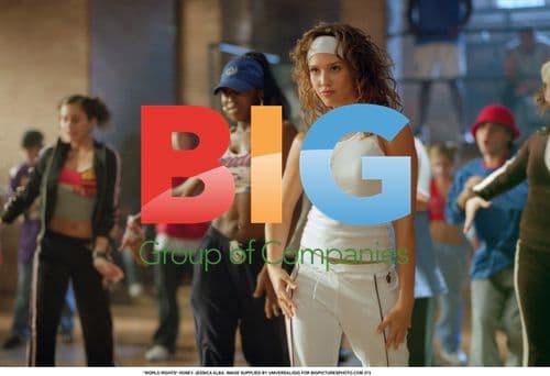 Jessica Alba in white outfit