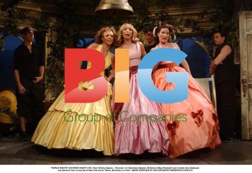 Britney Spears on SNL Set