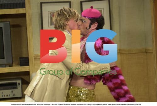 Ellen DeGeneres and Chris Kattan on SNL