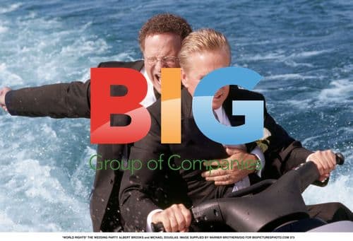 THE WEDDING PARTY. ALBERT BROOKS and MICHAEL DOUGLAS