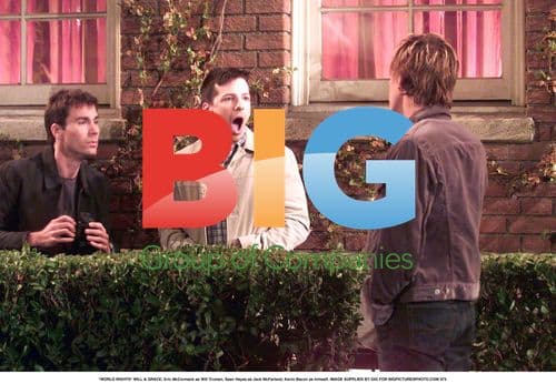 Will & Grace Cast with Kevin Bacon