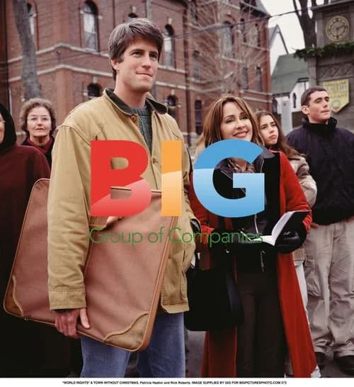 Patricia Heaton and Rick Roberts in 'A Town Without Christmas'