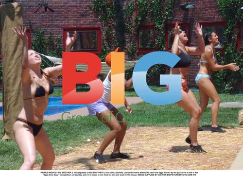 Big Brother 3 Houseguests Compete in "Eggs Over Easy"
