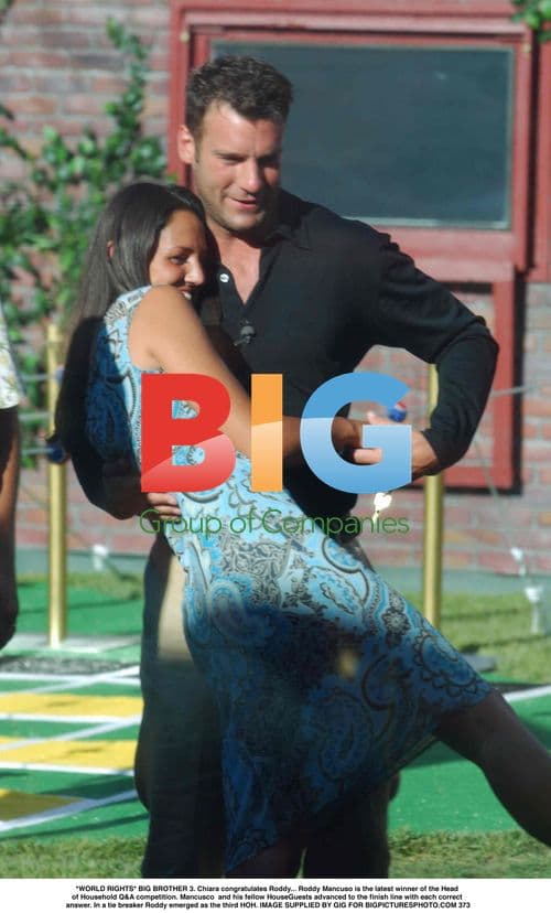 Chiara congratulates Roddy, Big Brother 3 winner