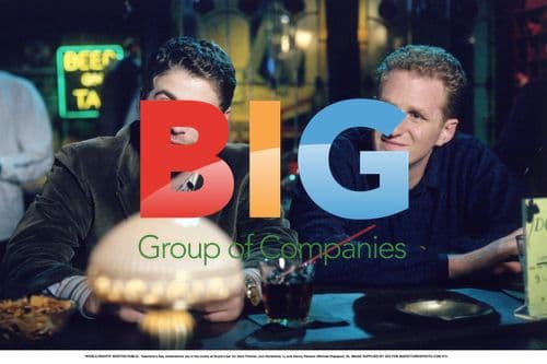 Zach Fischer and Danny Hanson at Doyle's bar