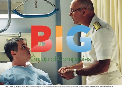 Patrick Labyorteaux and John M. Jackson in "The Promised Land"