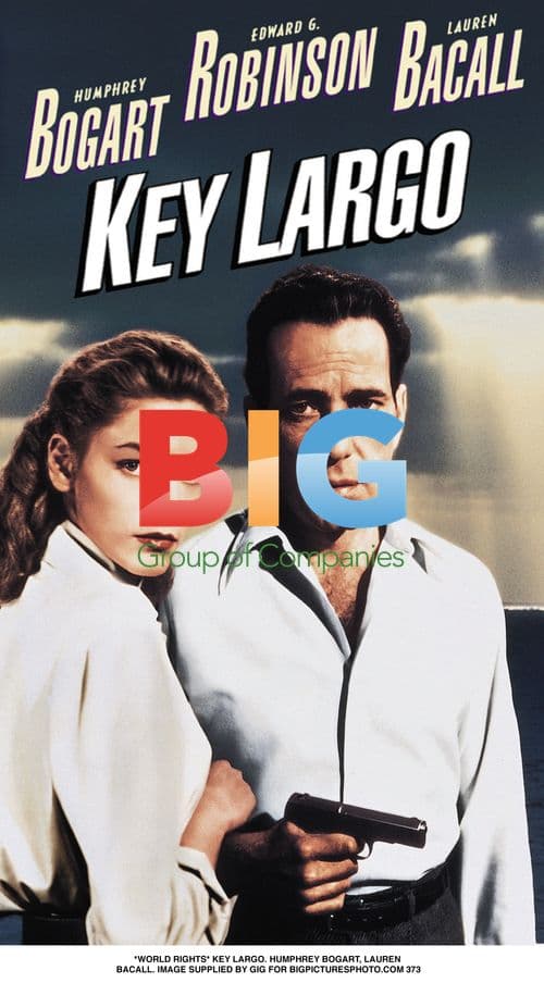 Humphrey Bogart and Lauren Bacall in Key Largo