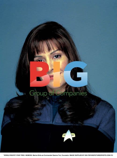 Marina Sirtis as Deanna Troi in Star Trek: Nemesis