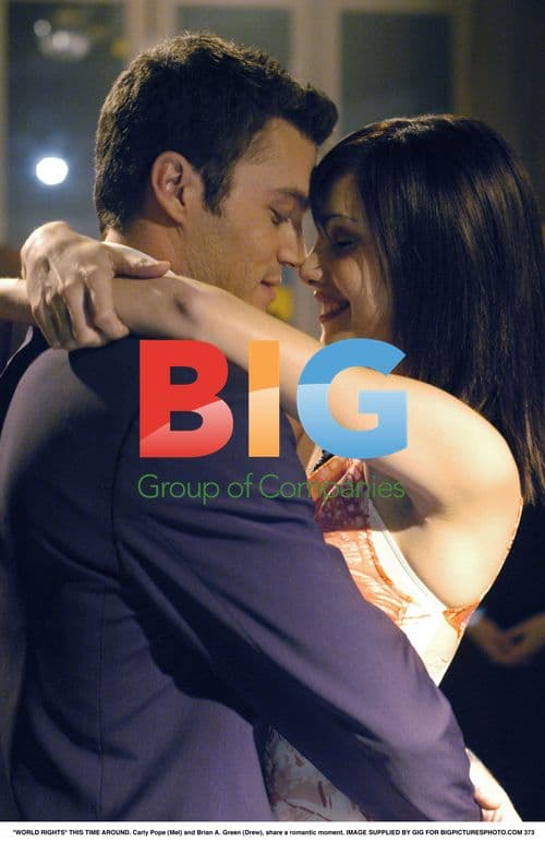 Carly Pope and Brian A. Green in romantic moment