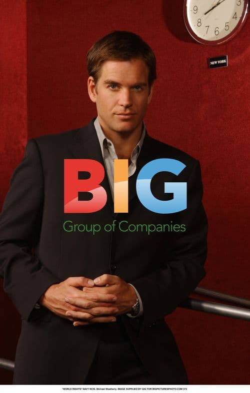Michael Weatherly on NCIS Set