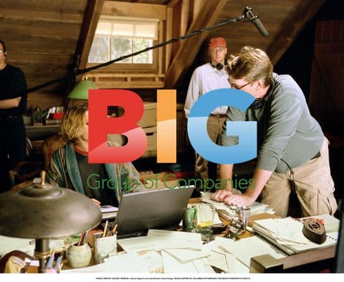 Johnny Depp and David Koepp on "Secret Window"