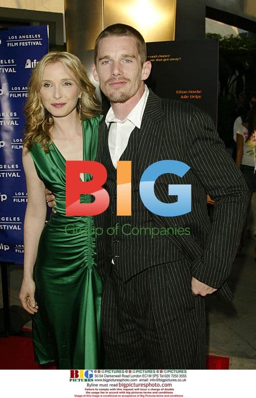 Julie Delpy and Ethan Hawke at Before the Sunset Premiere