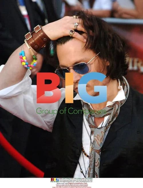 Johnny Depp at "Pirates" Premiere