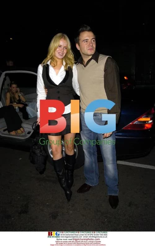 Shane Filan of Westlife enjoys night out with wife
