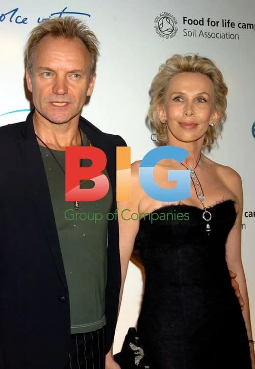 Sting and wife Trudie at NYC fundraiser