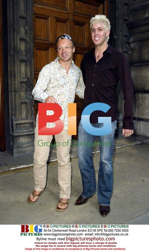 Graham Norton and friend at V&A Summer Party