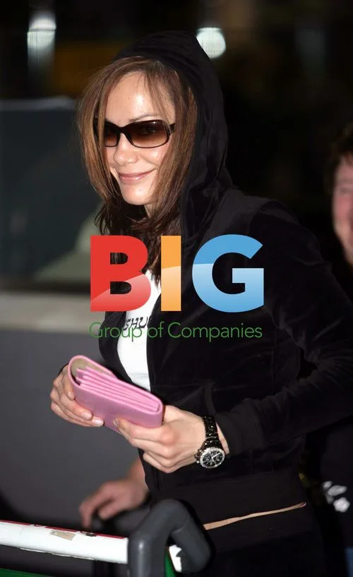 Socialite Tara Palmer Tomkinson Arriving at Airport