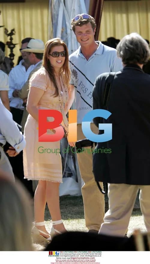 Duchess of York's daughters at Veuve Clicquot Gold Cup
