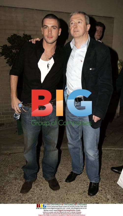 Louis Walsh and Shayne Ward at X Factor Final