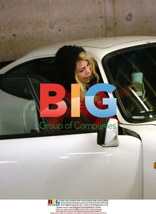 Billie Piper out shopping in Cardiff