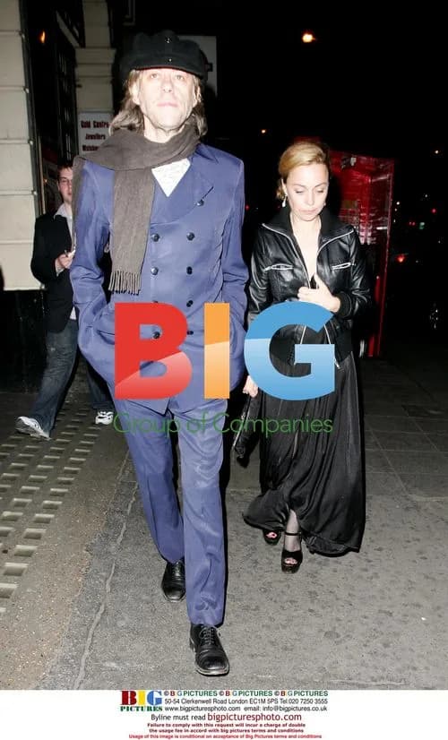 Bob Geldof at "Billy Elliott" after party