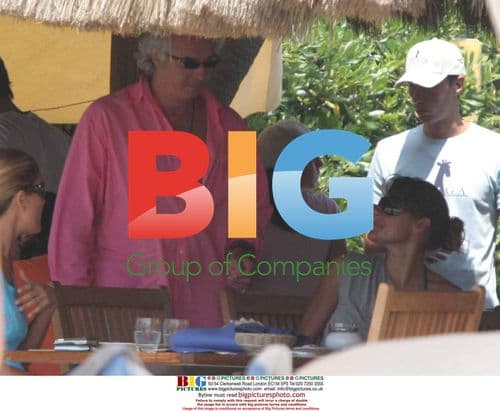 Flavio Briatore and Alena Seredova in the Italian Riviera