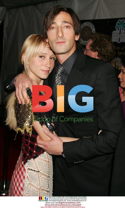 Adrien Brody and Michelle Dupont at 2005 Palm Springs Film Festival