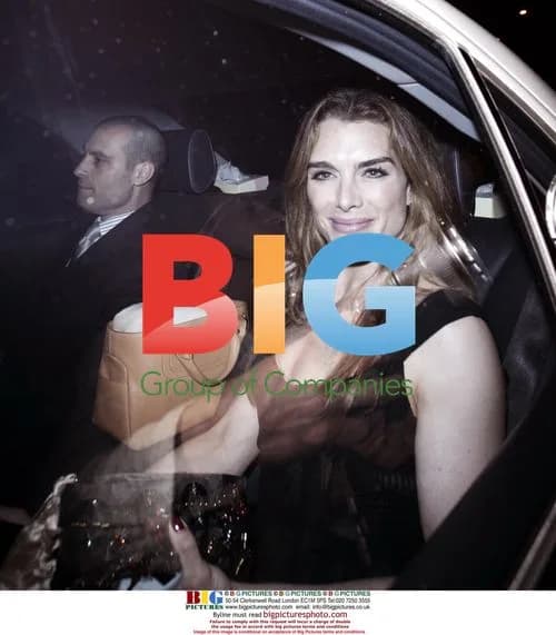 Brooke Shields out in London