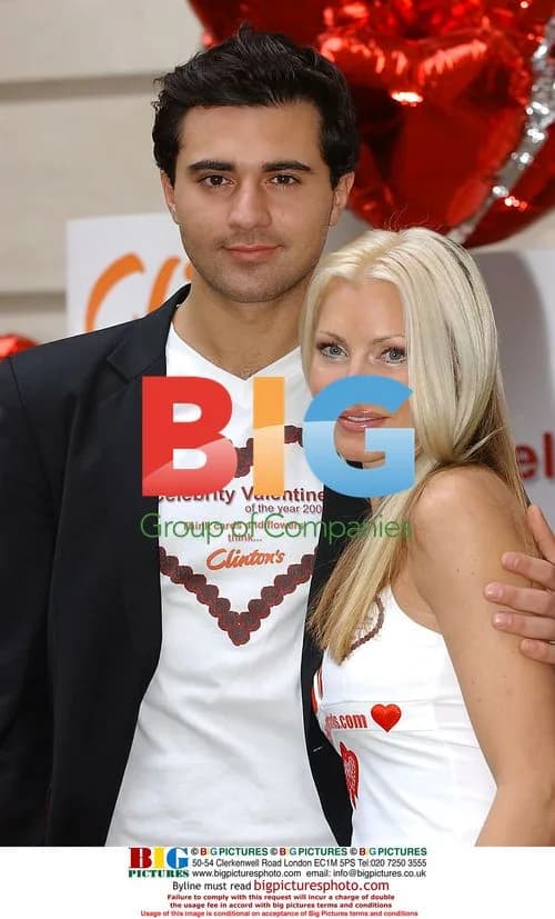 Caprice and Darius at Valentine's celebration
