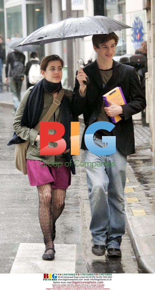 Princess Charlotte of Monaco comforted by friend